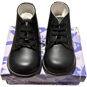 Josmo Baby Unisex Walking Shoes First Walker Black Size 5.5